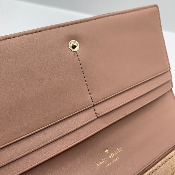 KATE SPADE New York Croco Print Wallet w/ Wristlet - Picture 8 of 9